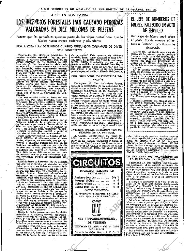 ABC MADRID 29-08-1969 página 23