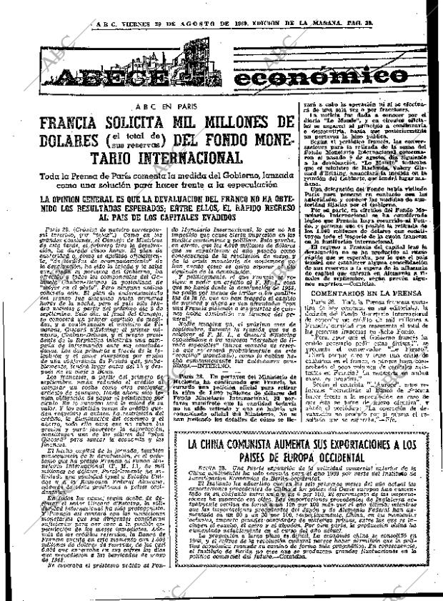 ABC MADRID 29-08-1969 página 39