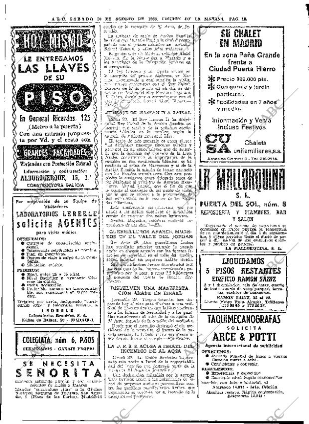 ABC MADRID 30-08-1969 página 18