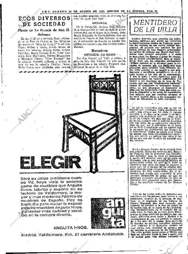 ABC MADRID 30-08-1969 página 37
