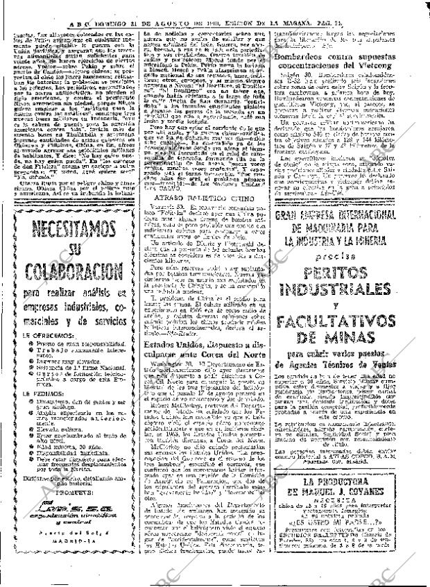 ABC MADRID 31-08-1969 página 24