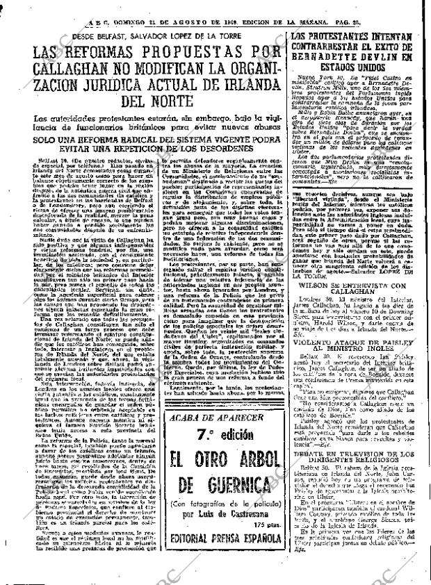 ABC MADRID 31-08-1969 página 25