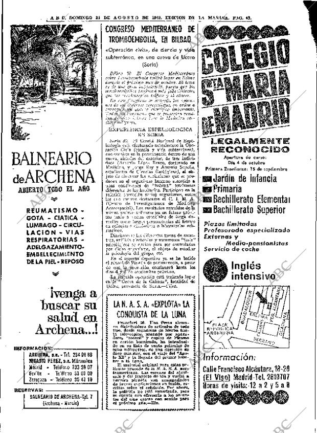 ABC MADRID 31-08-1969 página 42