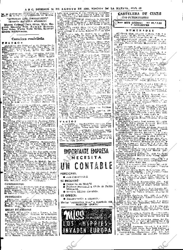 ABC MADRID 31-08-1969 página 58