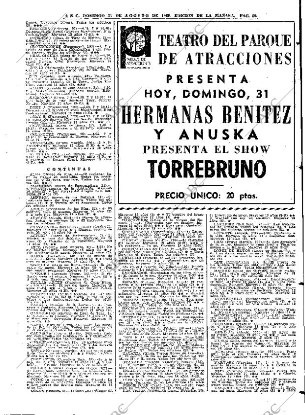 ABC MADRID 31-08-1969 página 59