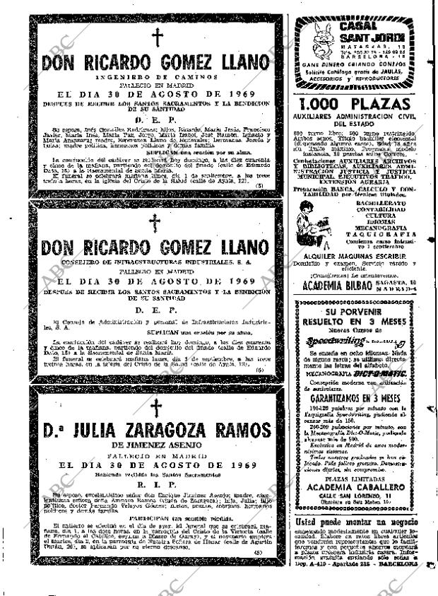 ABC MADRID 31-08-1969 página 73