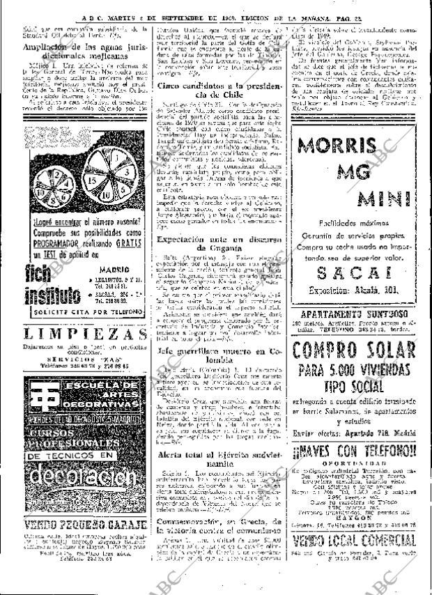 ABC MADRID 02-09-1969 página 22
