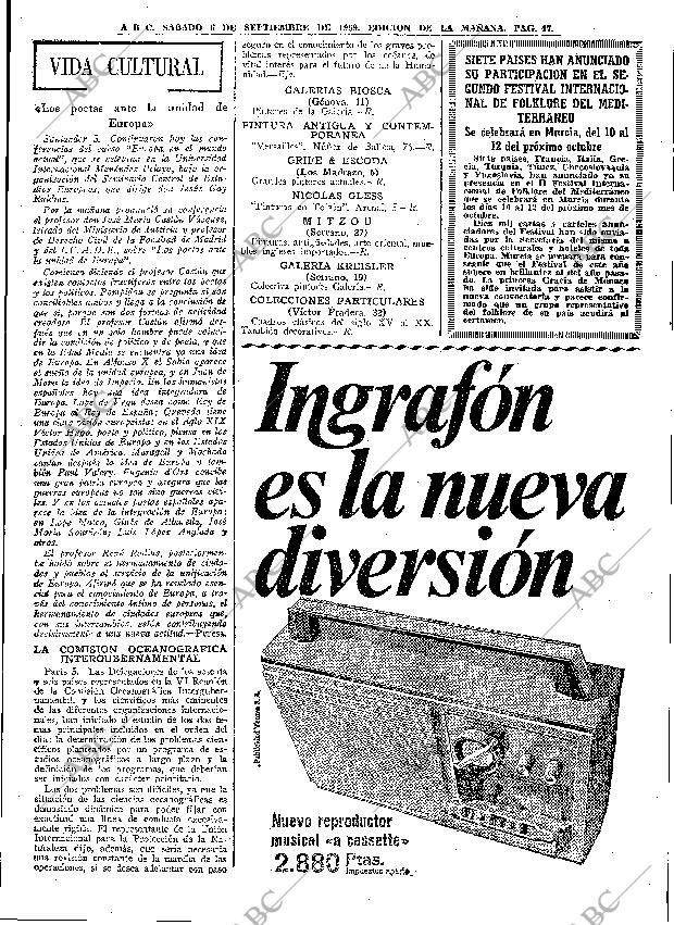 ABC MADRID 06-09-1969 página 47