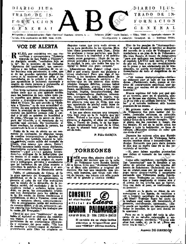 ABC SEVILLA 06-09-1969 página 3