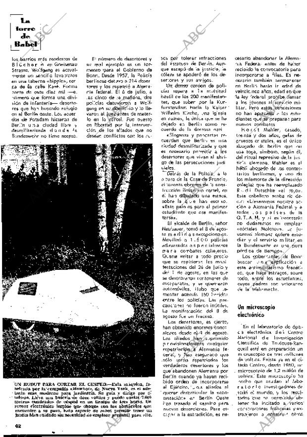 BLANCO Y NEGRO MADRID 06-09-1969 página 62