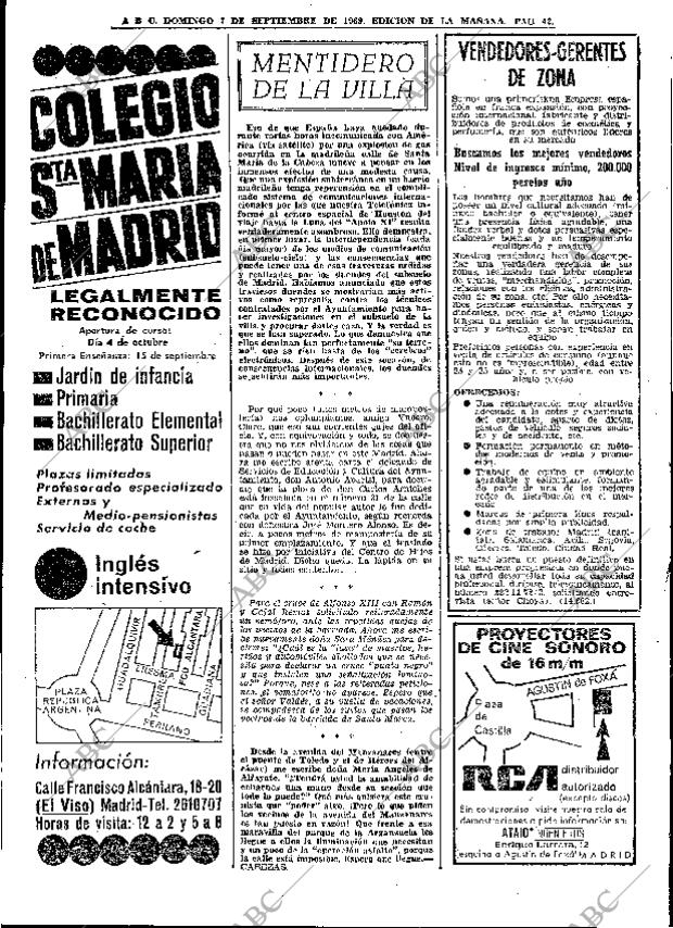 ABC MADRID 07-09-1969 página 42