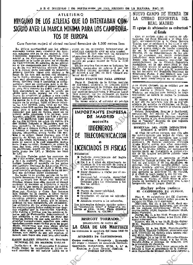 ABC MADRID 07-09-1969 página 57