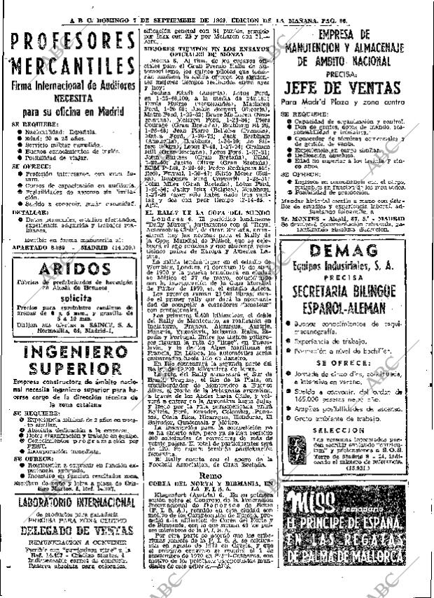 ABC MADRID 07-09-1969 página 60