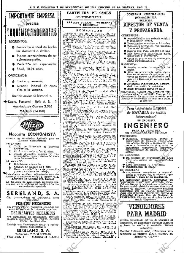 ABC MADRID 07-09-1969 página 70