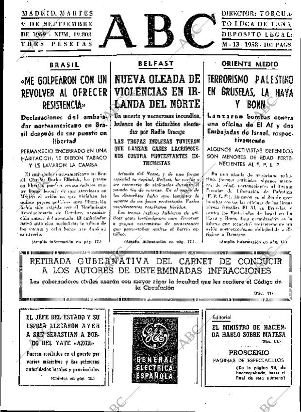 ABC MADRID 09-09-1969 página 13