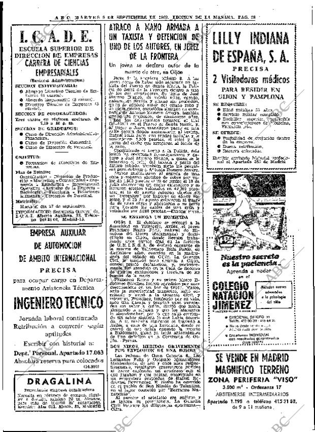 ABC MADRID 09-09-1969 página 28