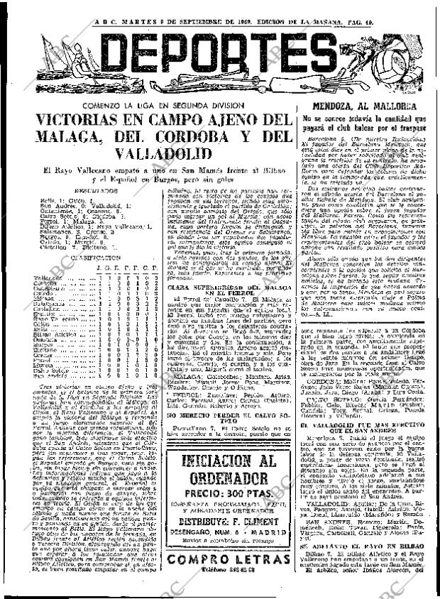 ABC MADRID 09-09-1969 página 49