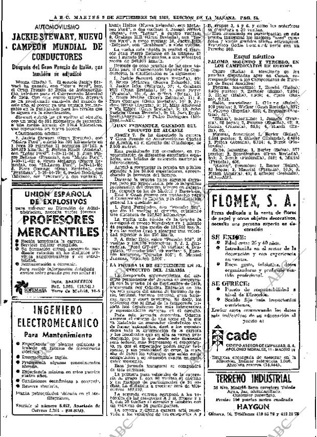 ABC MADRID 09-09-1969 página 54