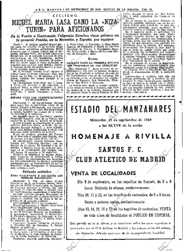 ABC MADRID 09-09-1969 página 55