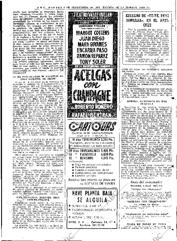 ABC MADRID 09-09-1969 página 65