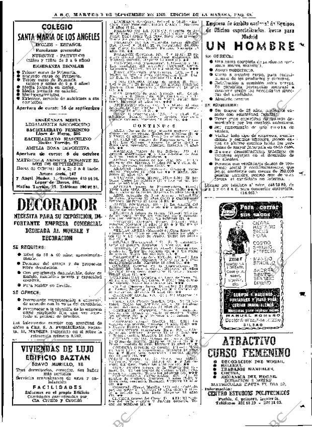 ABC MADRID 09-09-1969 página 69