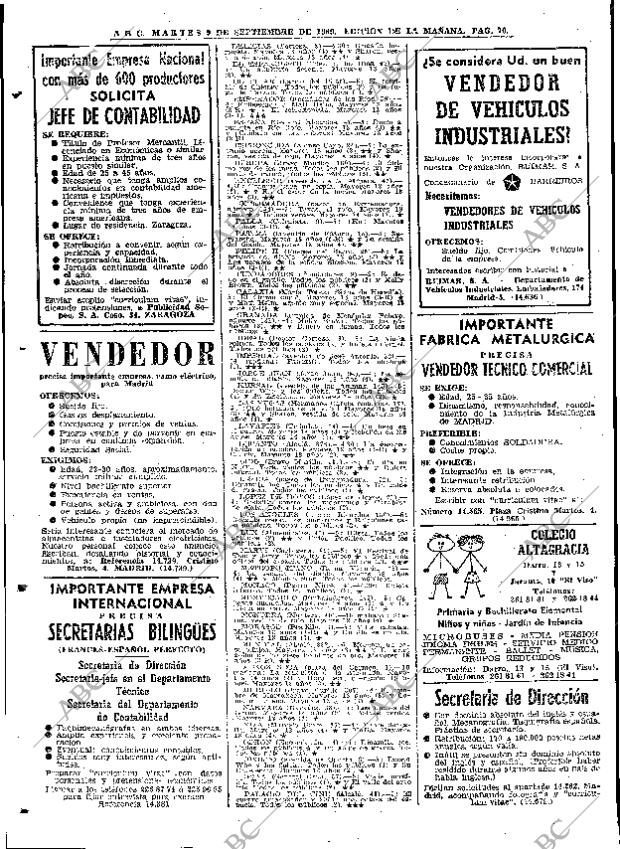 ABC MADRID 09-09-1969 página 70