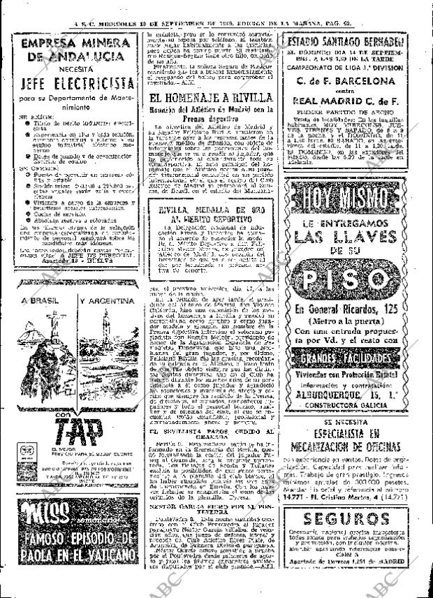 ABC MADRID 10-09-1969 página 60