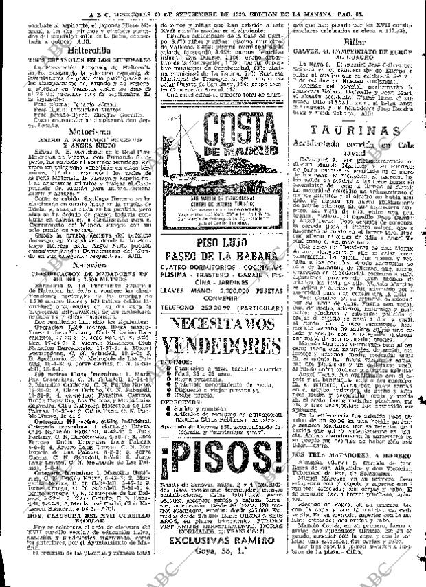 ABC MADRID 10-09-1969 página 65