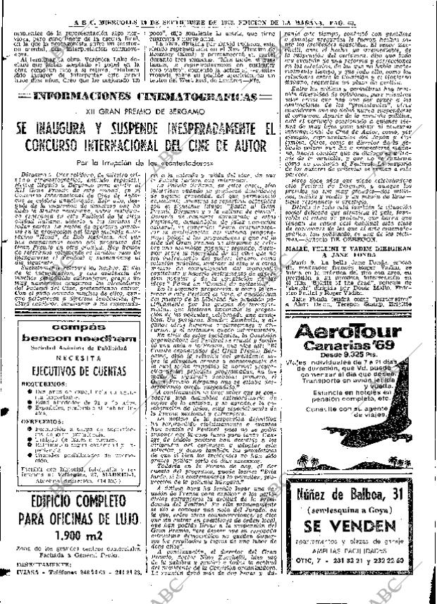 ABC MADRID 10-09-1969 página 68