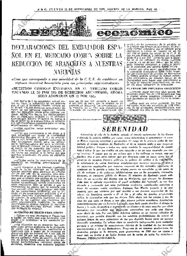 ABC MADRID 11-09-1969 página 43