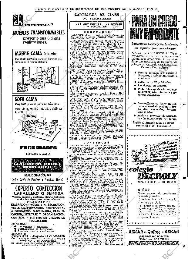 ABC MADRID 12-09-1969 página 63