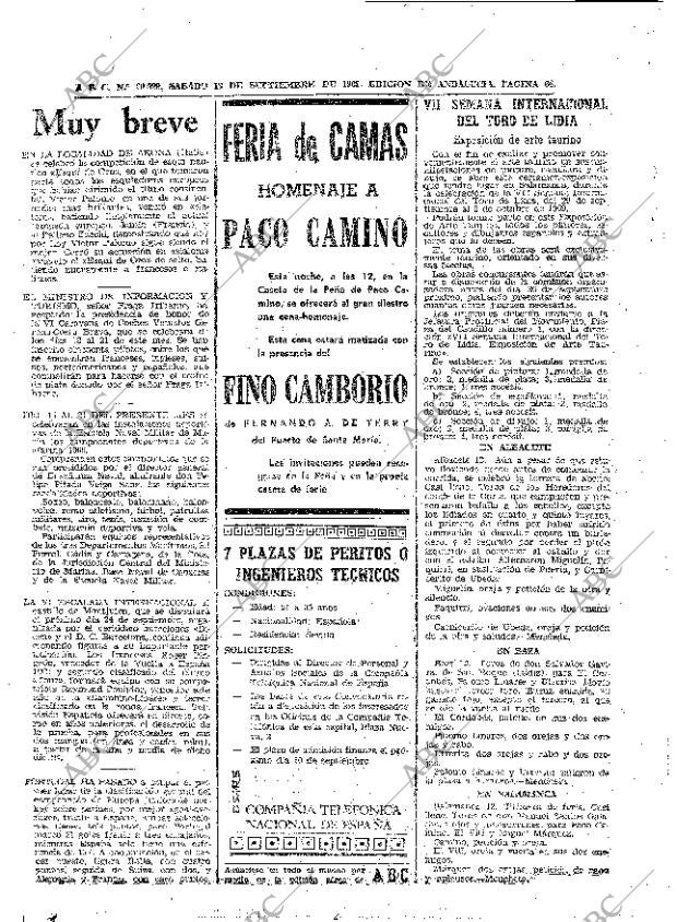 ABC SEVILLA 13-09-1969 página 66