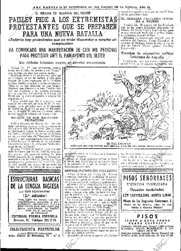 ABC MADRID 16-09-1969 página 21