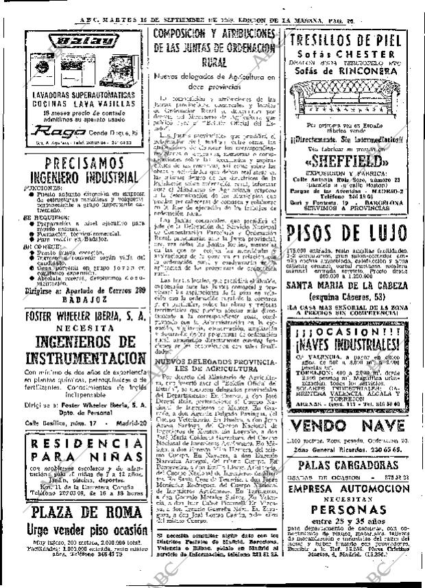 ABC MADRID 16-09-1969 página 26