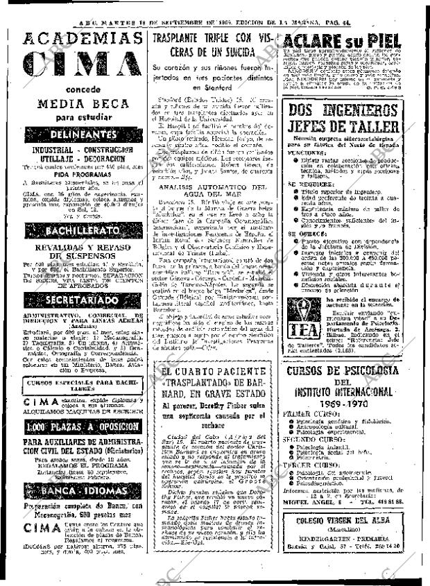ABC MADRID 16-09-1969 página 44