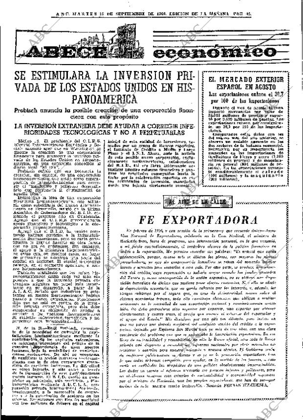 ABC MADRID 16-09-1969 página 45