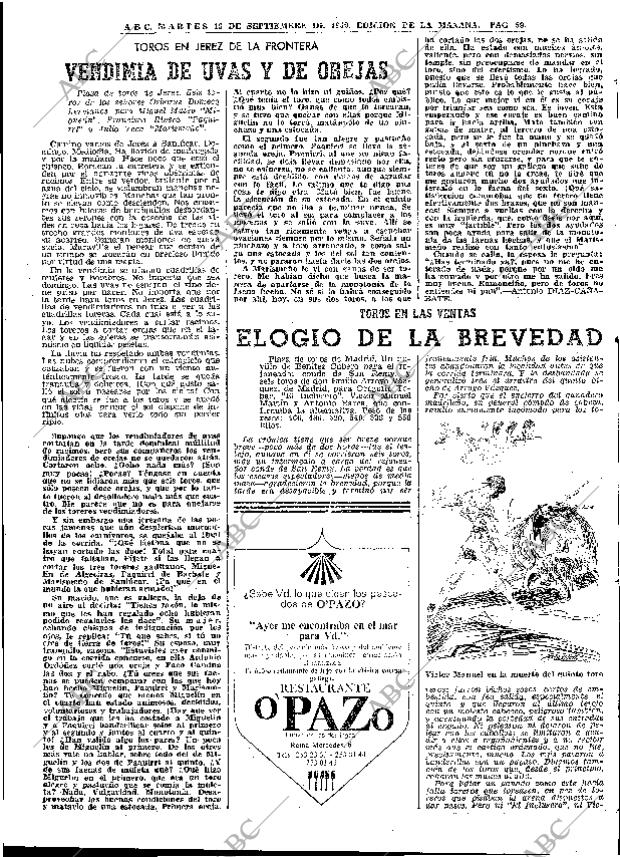 ABC MADRID 16-09-1969 página 59