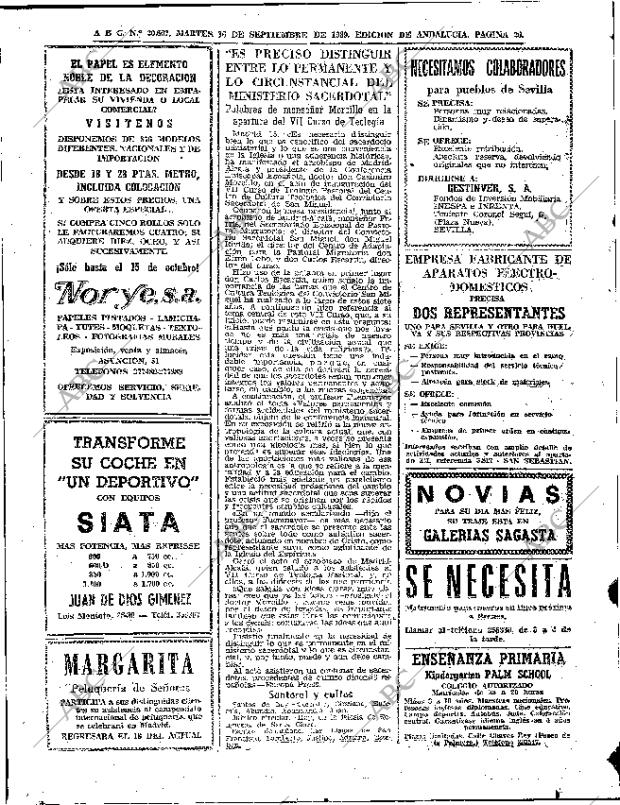 ABC SEVILLA 16-09-1969 página 26