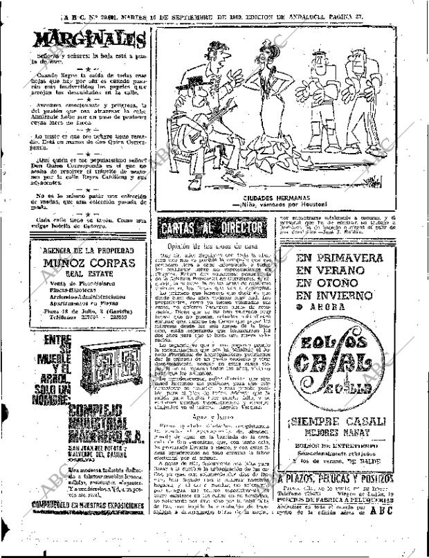 ABC SEVILLA 16-09-1969 página 27