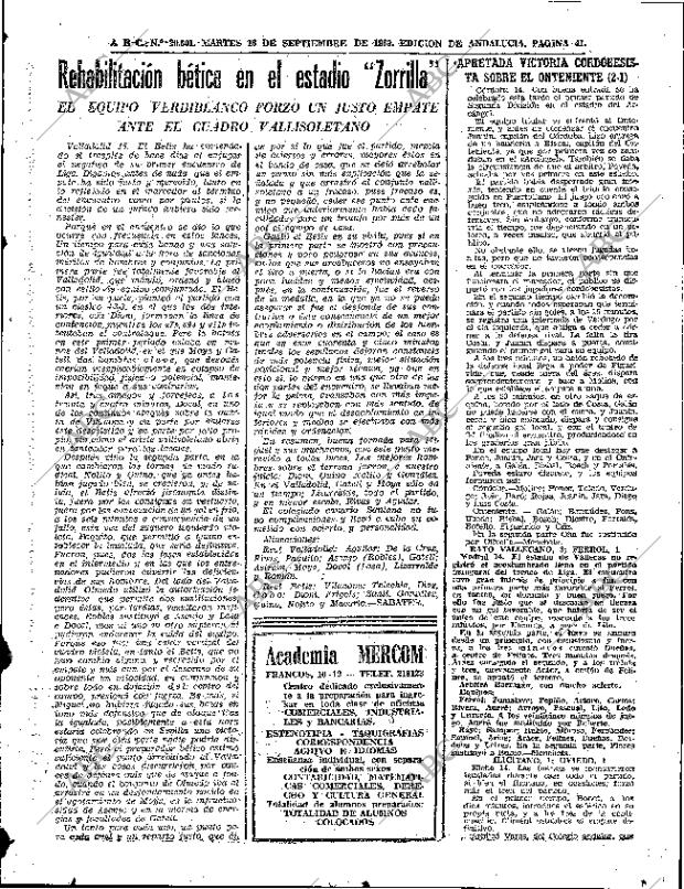 ABC SEVILLA 16-09-1969 página 41