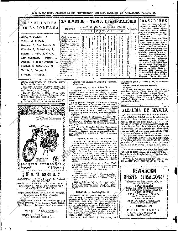 ABC SEVILLA 16-09-1969 página 42