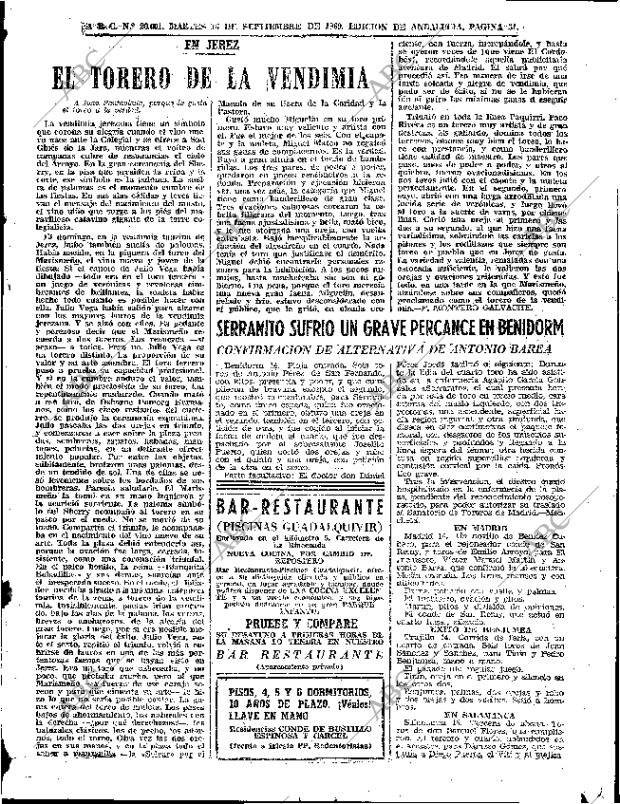 ABC SEVILLA 16-09-1969 página 51