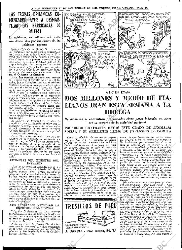 ABC MADRID 17-09-1969 página 19