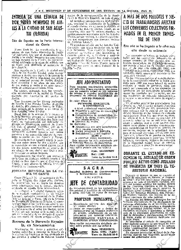 ABC MADRID 17-09-1969 página 30