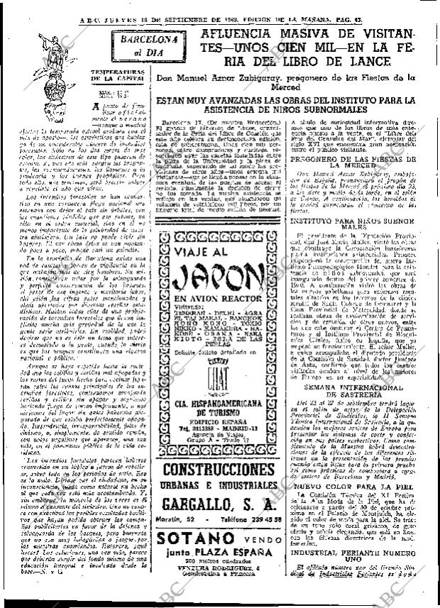 ABC MADRID 18-09-1969 página 43