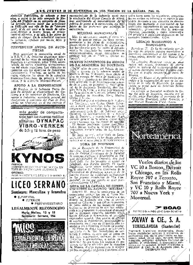 ABC MADRID 18-09-1969 página 44