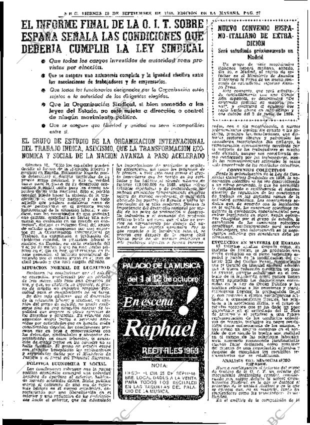 ABC MADRID 19-09-1969 página 27