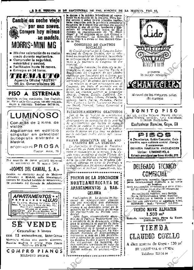 ABC MADRID 19-09-1969 página 44