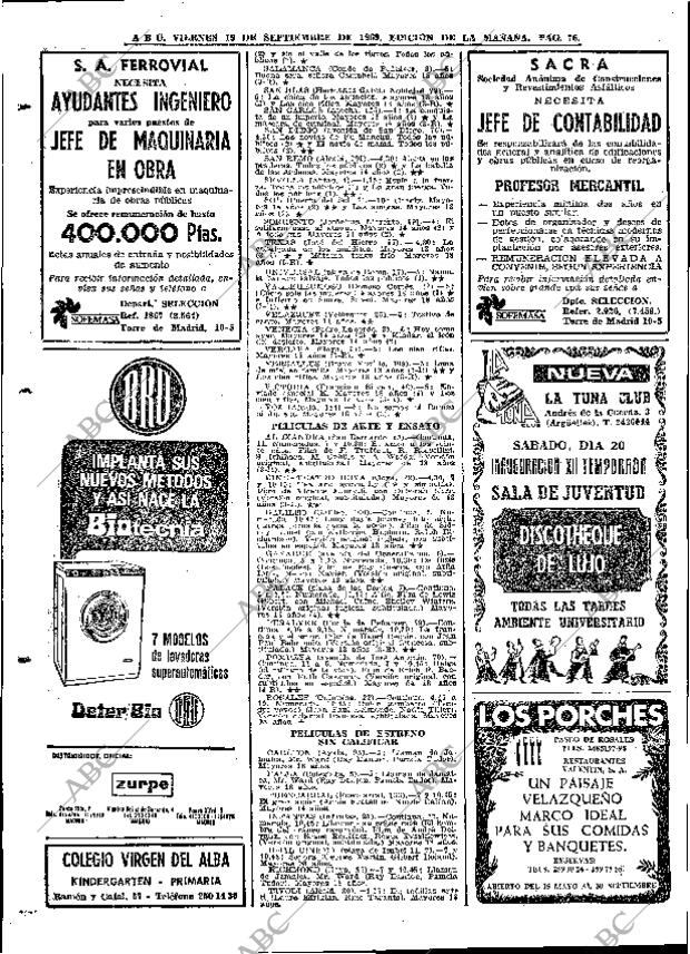 ABC MADRID 19-09-1969 página 76