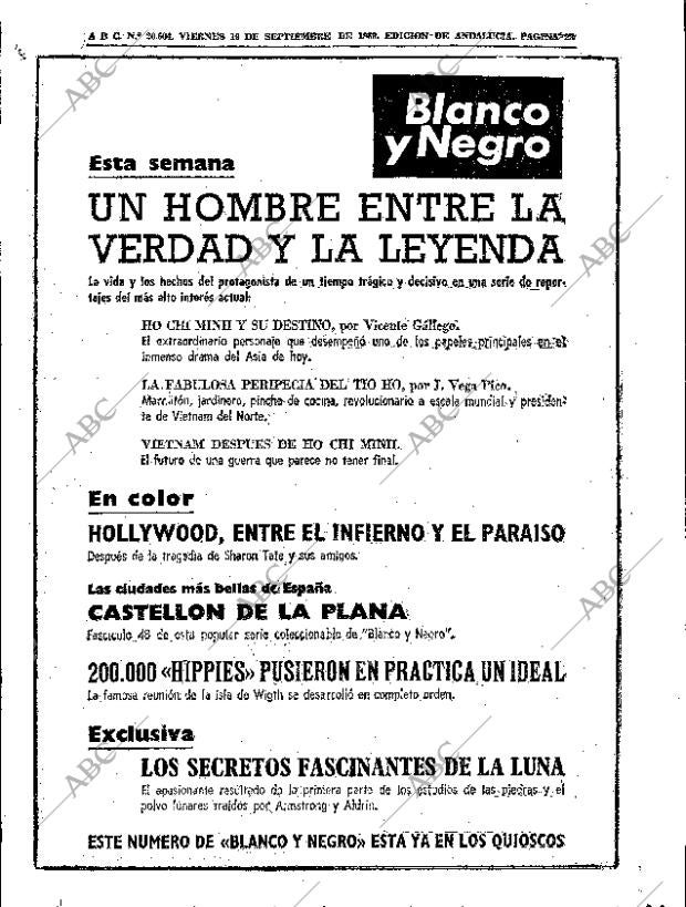ABC SEVILLA 19-09-1969 página 23